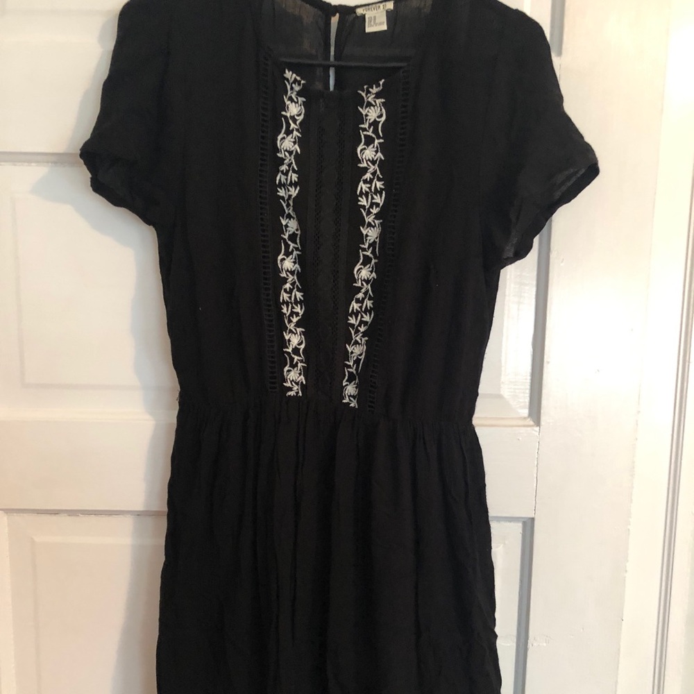Black dress with slip!